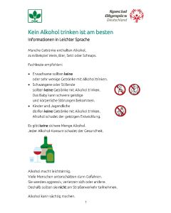 Bild Infoblatt Alkohol 