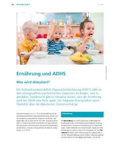 Titelbild des Artikels Ernährung und ADHS