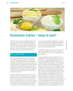 Download: Resistente Stärke – keep it cool?