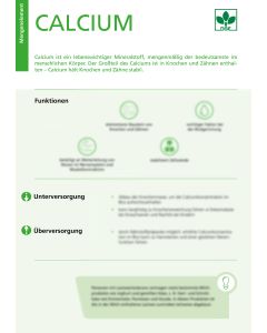 Calcium - Factsheet