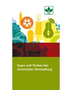 Titelbild der Broschüre Essen und Trinken bei chronischer Verstopfung