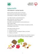 Bild Infoblatt Ballast-Stoffe