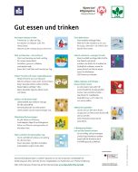 Bild Poster Gut essen und trinken in leichter Sprache