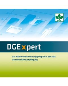DGExpert Das Nährwertberechnungsprogramm der DGE Gemeinschaftsverpflegung Netzwerkversion (5 Lizenzen)  Version 2.0